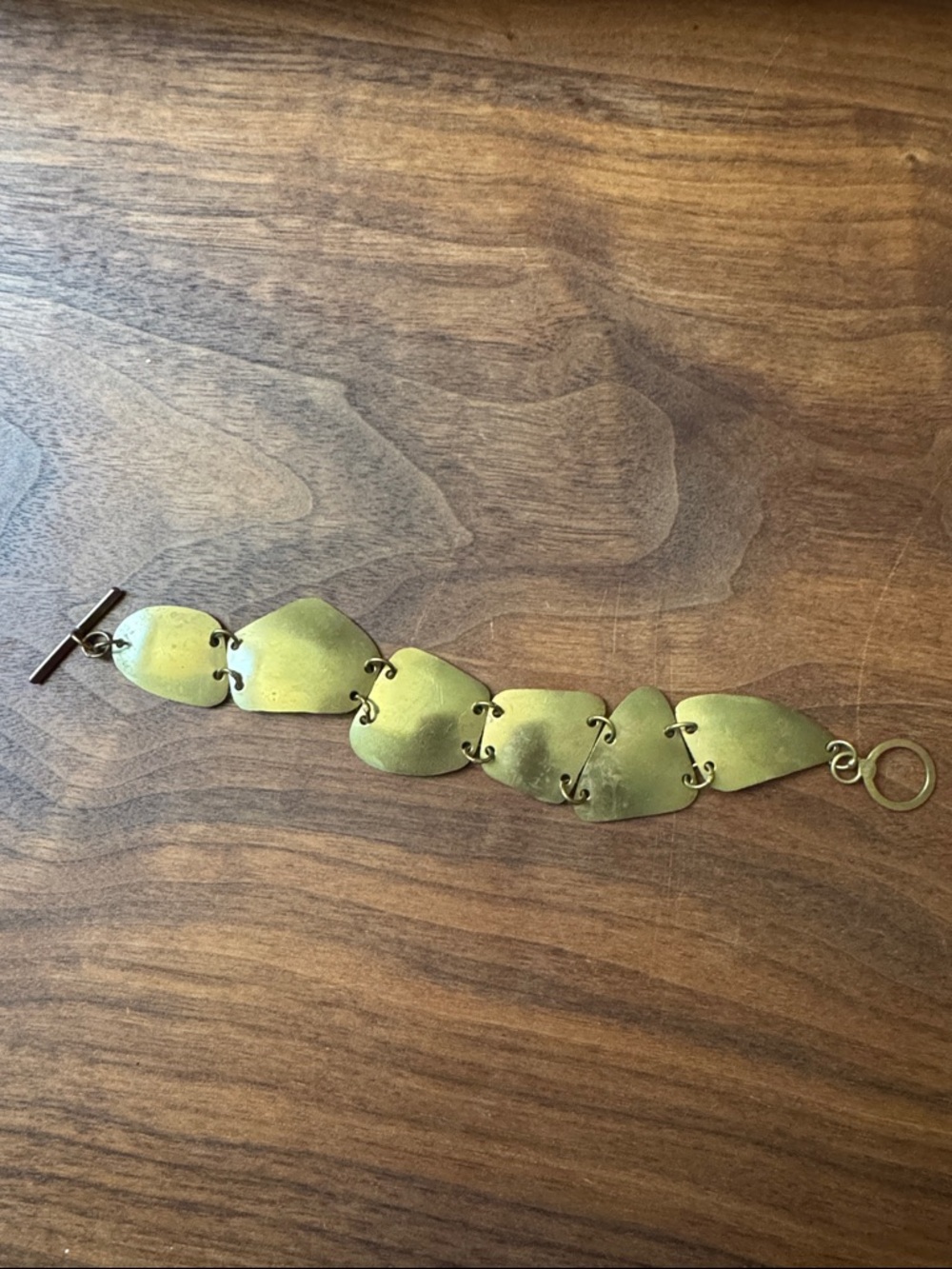 Gold Tone Linked Bracelet